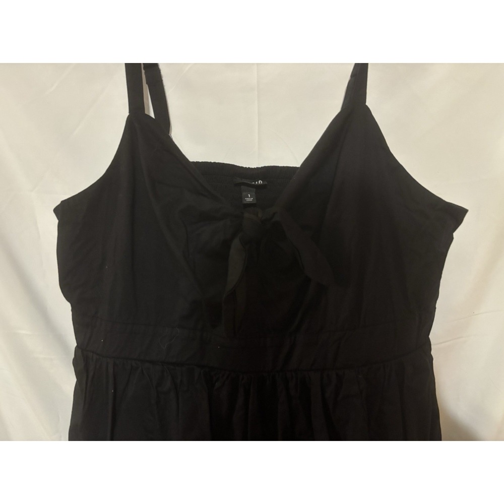 Torrid Womens Mini Dress Size 1X Black Strap Sleeveless - Picture 2 of 9